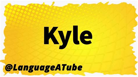waffle pronunciation|how do you pronounce kyle.